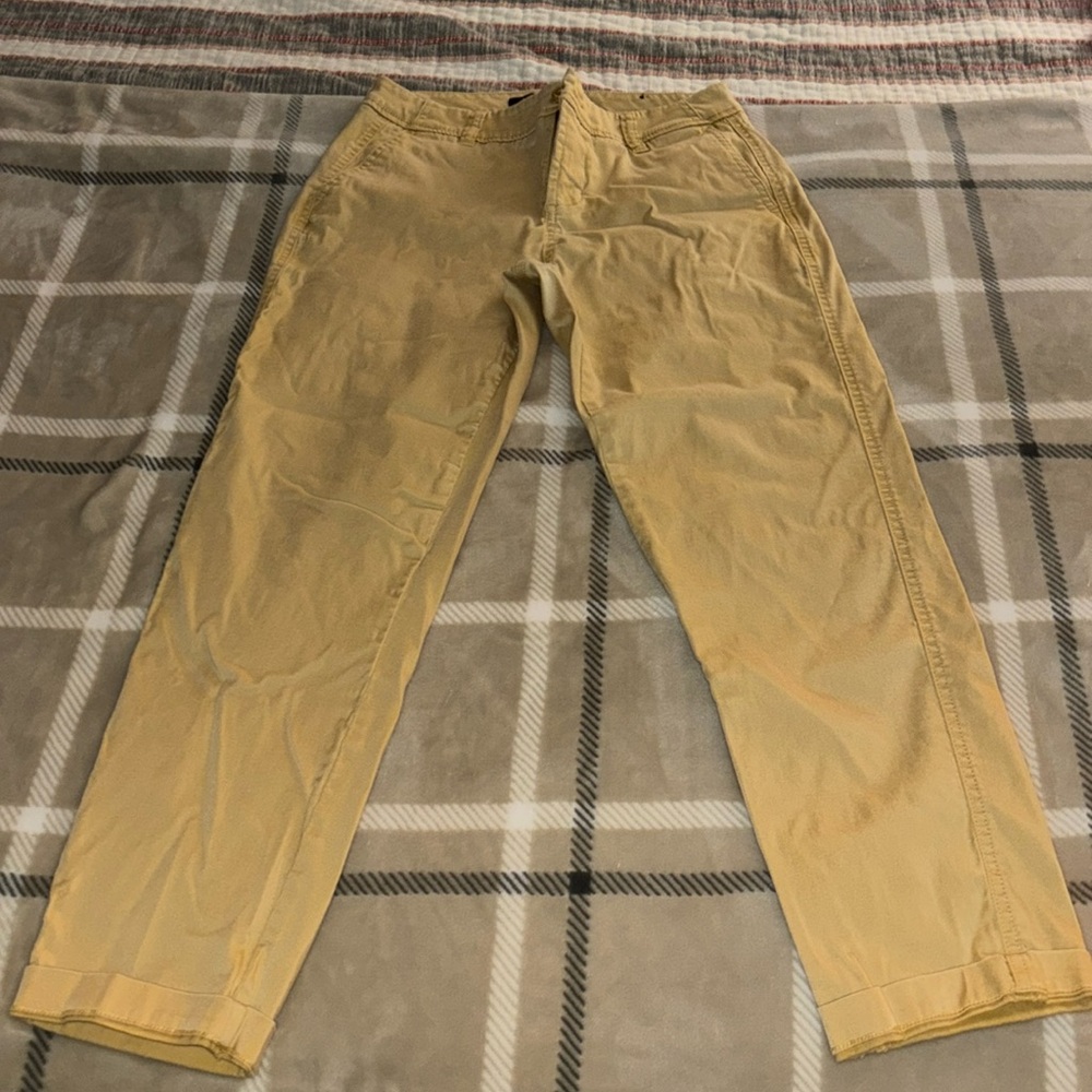 Butter Yellow Khaki Pants